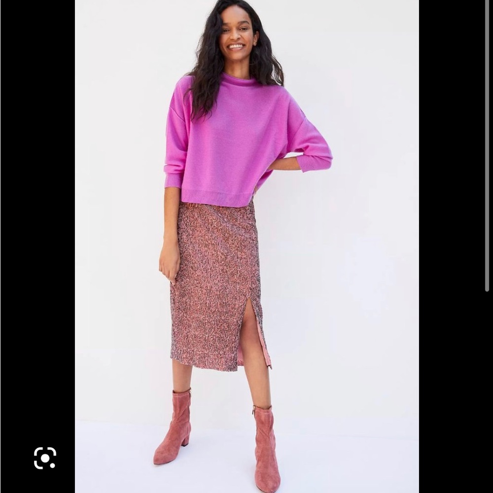 Anthropologie Maeve Alicia Sequin Skirt